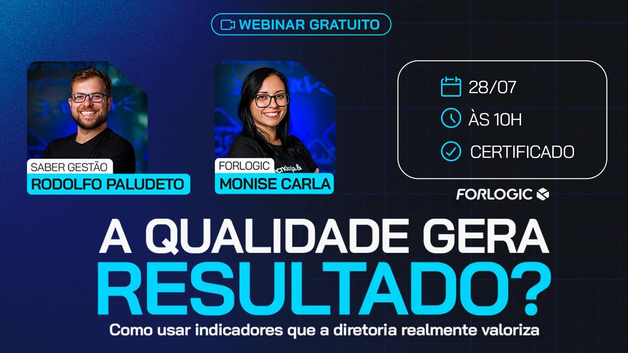 A qualidade gera resultado? Como usar indicadores que a diretoria valoriza — Semana da Qualidade 2026